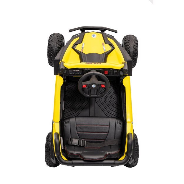 Vaikiškas elektromobilis Madman UTV-MX Buggy, geltonas