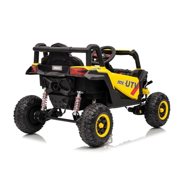 Vaikiškas elektromobilis Madman UTV-MX Buggy, geltonas