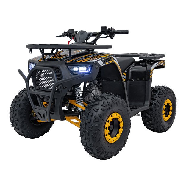 Benzininis keturratis vaikams 120CC DISCOVERER, oranžinis