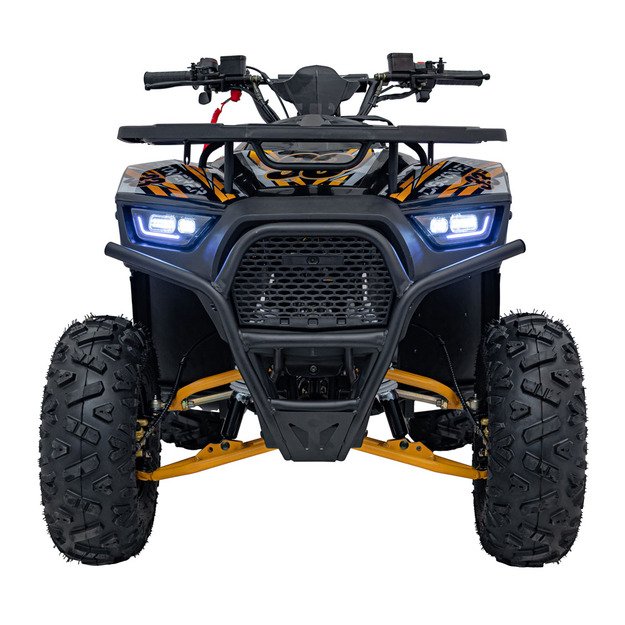 Benzininis keturratis vaikams 120CC DISCOVERER, oranžinis