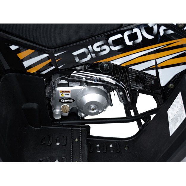 Benzininis keturratis vaikams 120CC DISCOVERER, oranžinis