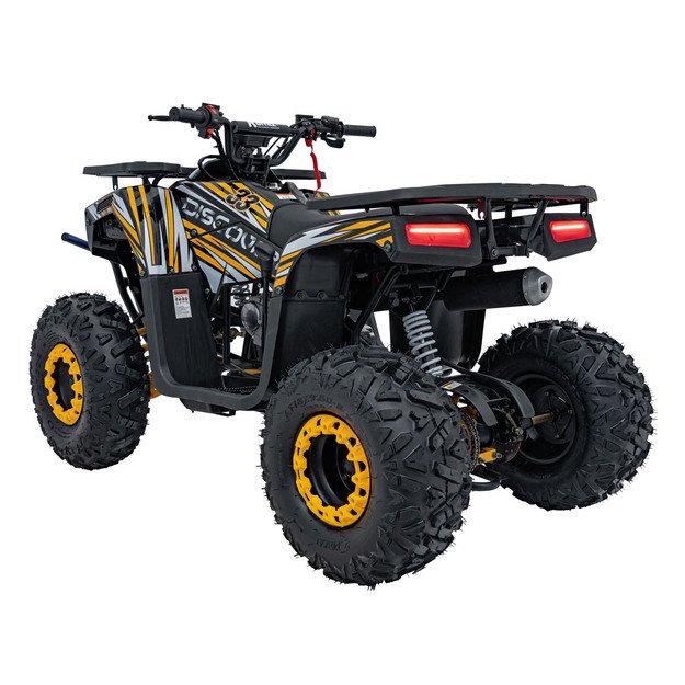 Benzininis keturratis vaikams 120CC DISCOVERER, oranžinis