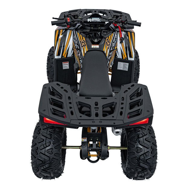 Benzininis keturratis vaikams 120CC DISCOVERER, oranžinis