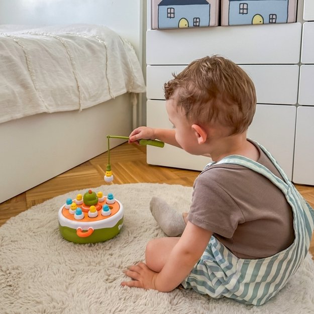 Arkadinis dinozaurų žvejybos žaidimas vaikams 4in1, WOOPIE  10