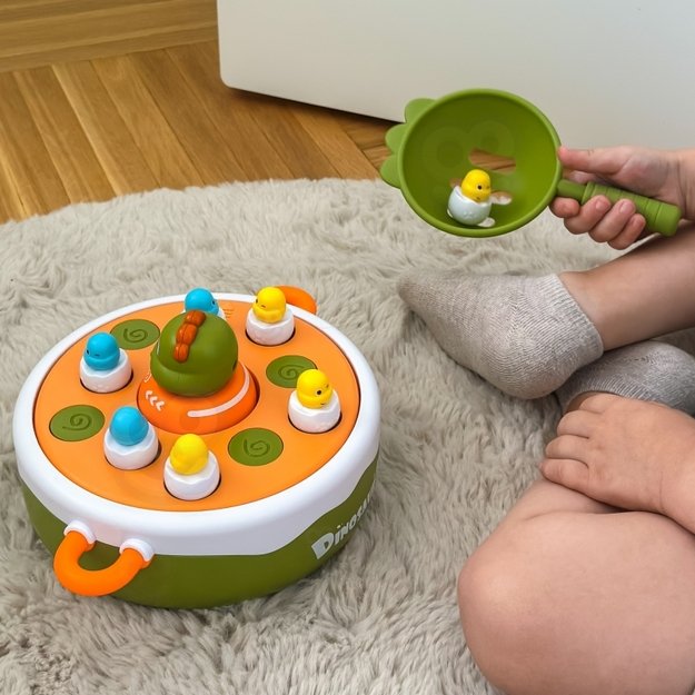Arkadinis dinozaurų žvejybos žaidimas vaikams 4in1, WOOPIE  14