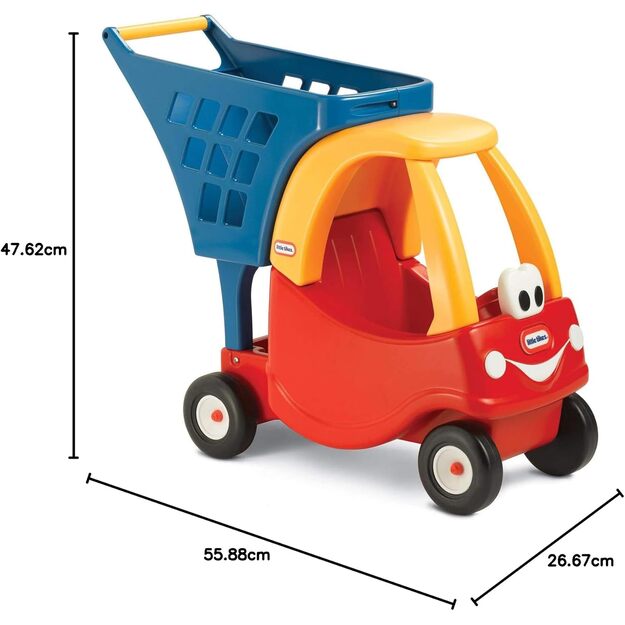 Vaikiškas pirkinių vežimėlis Little Tikes Cozy Coupe 4