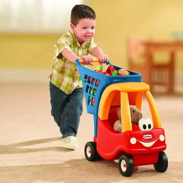 Vaikiškas pirkinių vežimėlis Little Tikes Cozy Coupe 1