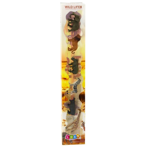 Mini Afrikos gyvūnų figūrėlių rinkinys 6-8 cm 6 vnt. 7