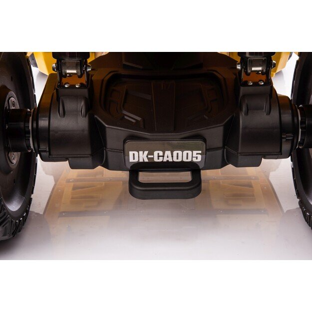 Elektrinis vienvietis keturratis vaikams Can Am Outlander ATV, geltonas 53