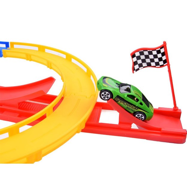 Automobilių trasa su priedais 2in1