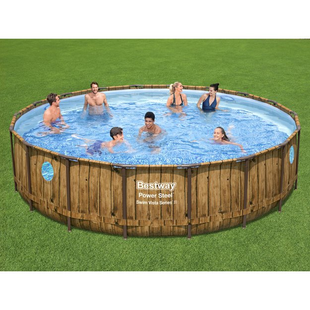 Karkasinis baseinas 549x122 11in1, Bestway 56977