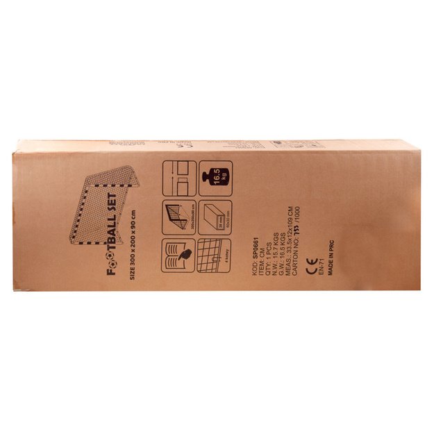 Futbolo vartai 300x205x90 cm