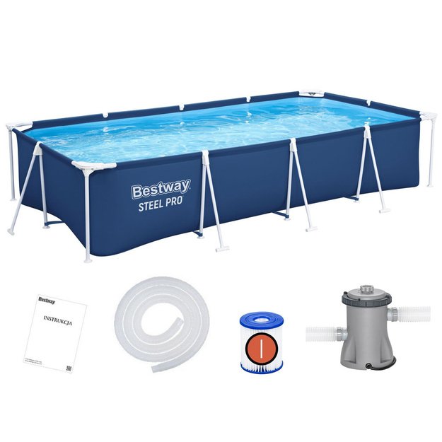 Karkasinis baseinas 400 x 211cm Bestway 56424