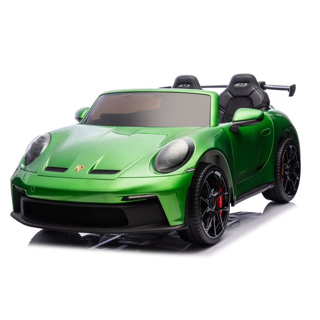 Dvivietis vaikiškas elektromobilis vaikams Porsche GT3 24V, žalias 1