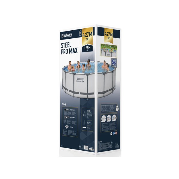 Karkasinis baseinas Bestway Steel Pro Max 427x122cm, 10in1
