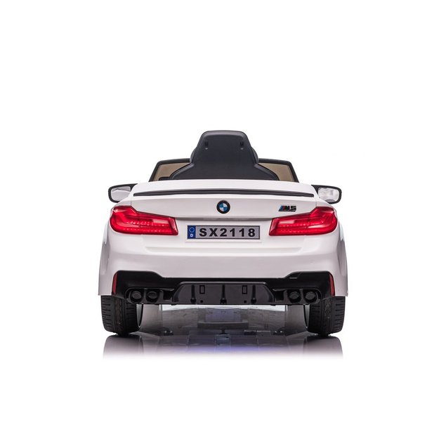 Vienvietis elektromobilis vaikams BMW M5 Drift, baltas