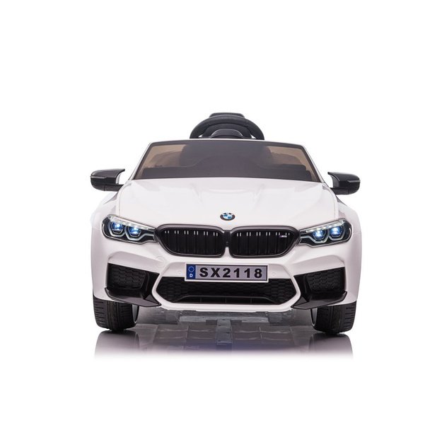 Vienvietis elektromobilis vaikams BMW M5 Drift, baltas