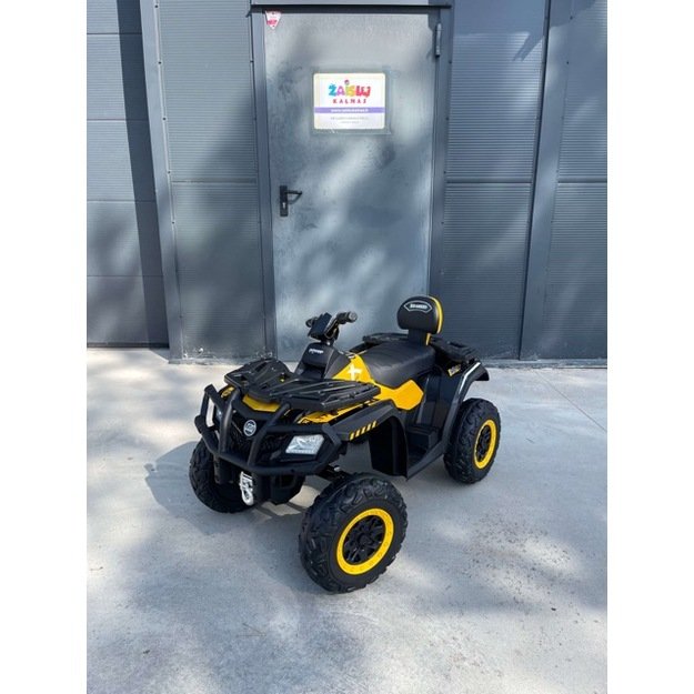 Elektrinis keturratis vaikams 4x4 320W 24 V, rožinis 1
