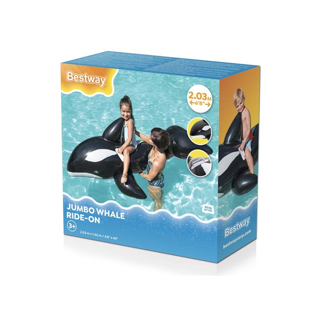 Didelis pripučiamas čiužinys ORCA 203 cm x 102 cm, Bestway