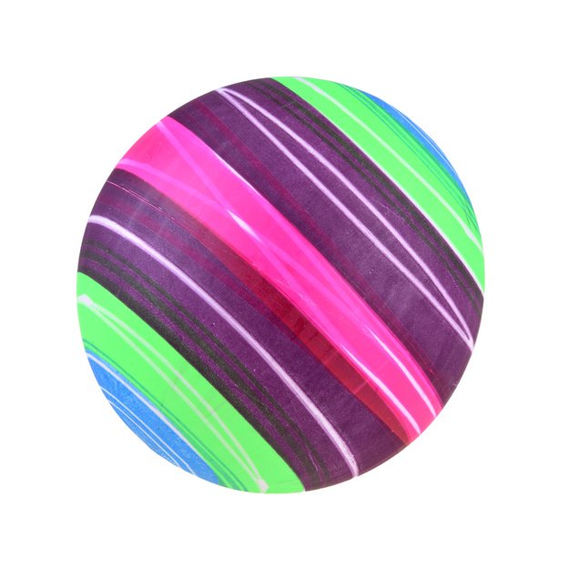Vaivorykštės spalvų kamuolys 19 cm