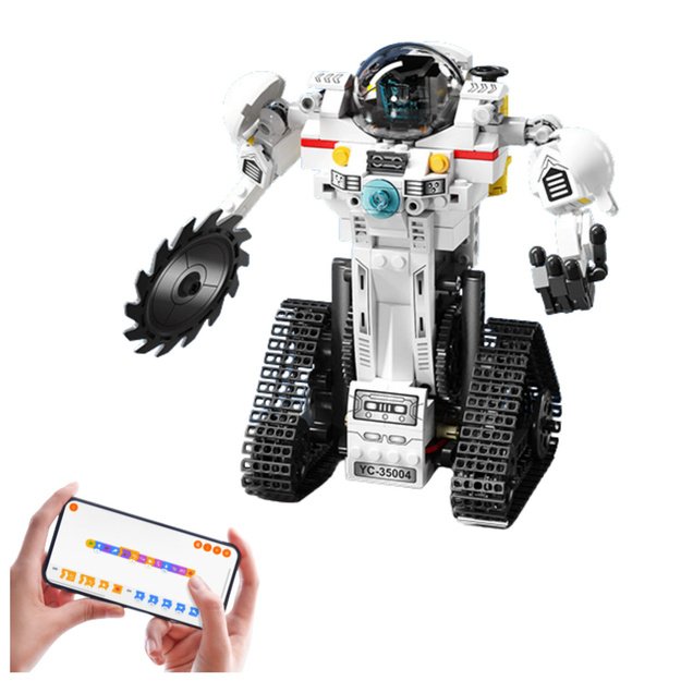 Nuotoliniu būdu valdomas roboto, lėktuvo, roverio konstruktorius 3in1 408 el. 1