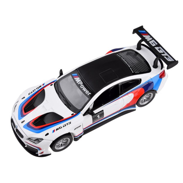 Metalinis BMW M6 GT3 automobilis su garso ir šviesos efektais 