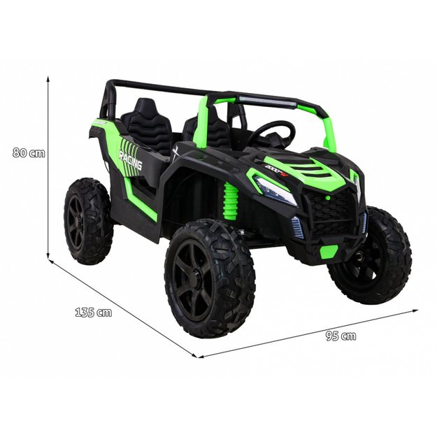 Dvivietis bagis ATV STRONG Racing, žalias