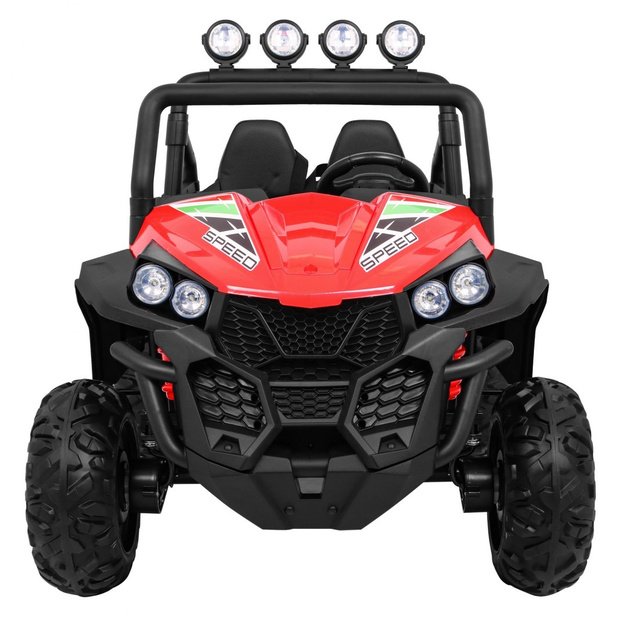 Dvivietis elektromobilis 4x4 bagis Grand Buggy, raudonas