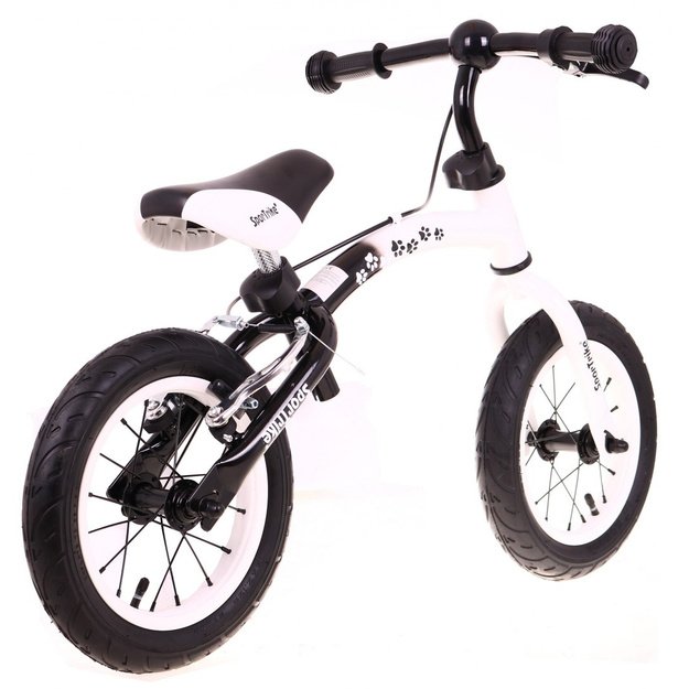 Balansinis dviratis vaikams „Boomerang SporTrike“, baltas