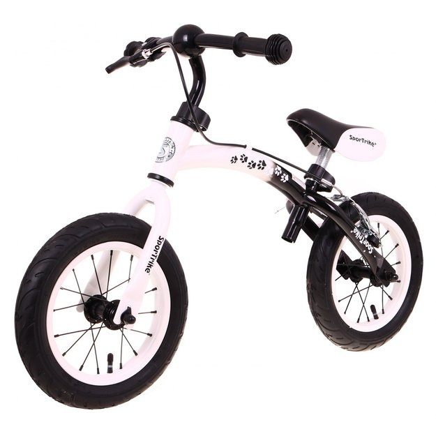 Balansinis dviratis vaikams „Boomerang SporTrike“, baltas