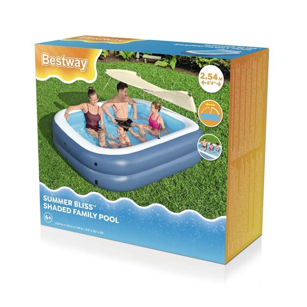 Pripučiamas baseinas su stogeliu 254x178x140cm, BESTWAY