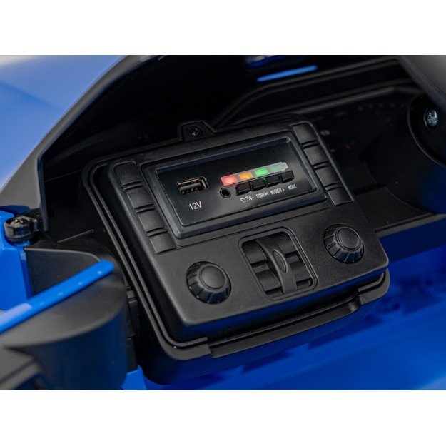 Vaikiškas vienvietis elektromobilis BMW M4, mėlynas