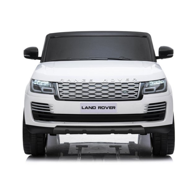 Dvivietis elektromobilis vaikams Range rover, baltas