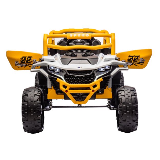 Vienvietis vaikiškas bagis M1 4x4, geltonas 4