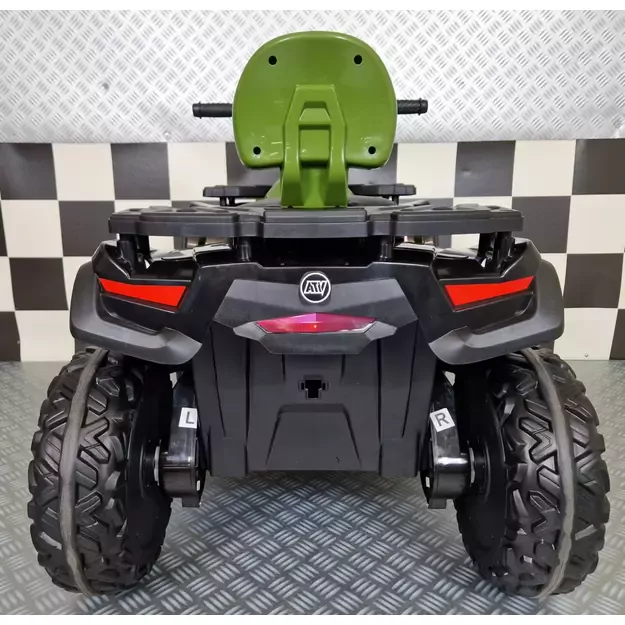 Elektrinis keturratis vaikams 4x4 320W 24 V, žalias 4