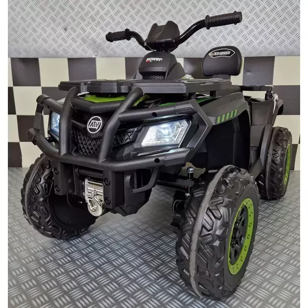 Elektrinis keturratis vaikams 4x4 320W 24 V, žalias 1