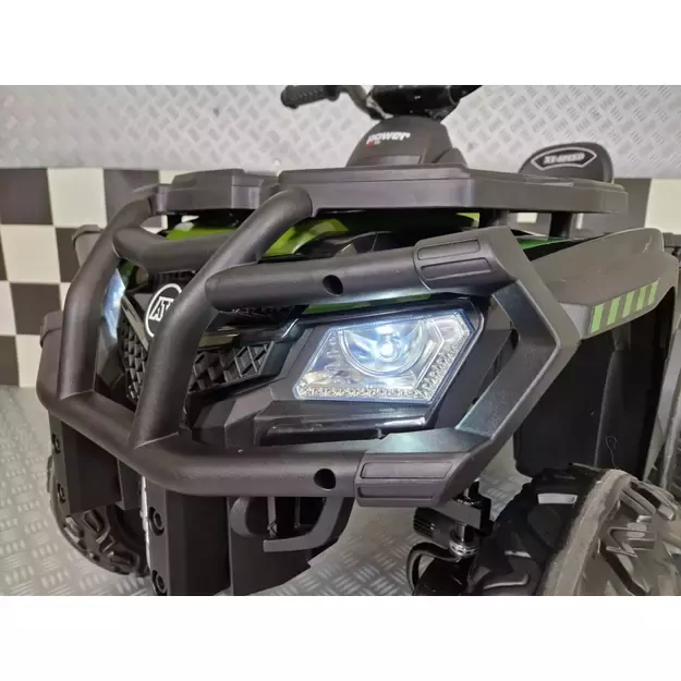 Elektrinis keturratis vaikams 4x4 320W 24 V, žalias 6