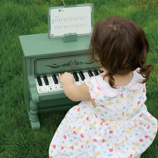 Vaikiškas vintažinis pianinas, žalias, CLASSIC WORLD