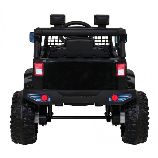 Vienvietis elektrinis džipas vaikams Jeep Dark Night, juodas