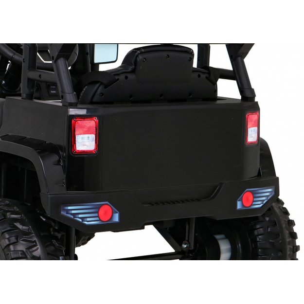 Vienvietis elektrinis džipas vaikams Jeep Dark Night, juodas