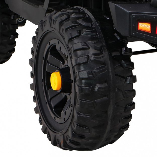 Vienvietis elektrinis džipas vaikams Jeep Dark Night, juodas
