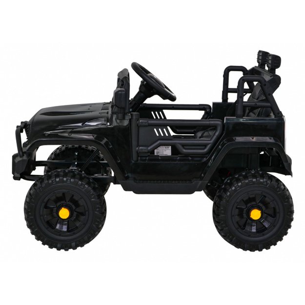 Vienvietis elektrinis džipas vaikams Jeep Dark Night, juodas