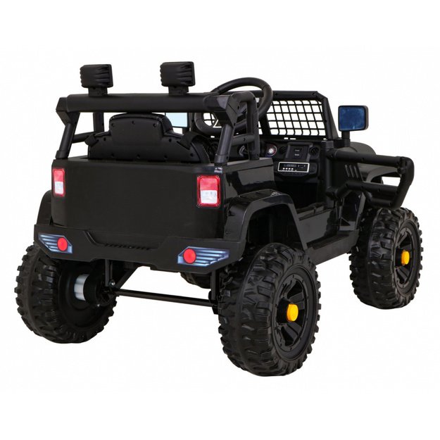 Vienvietis elektrinis džipas vaikams Jeep Dark Night, juodas