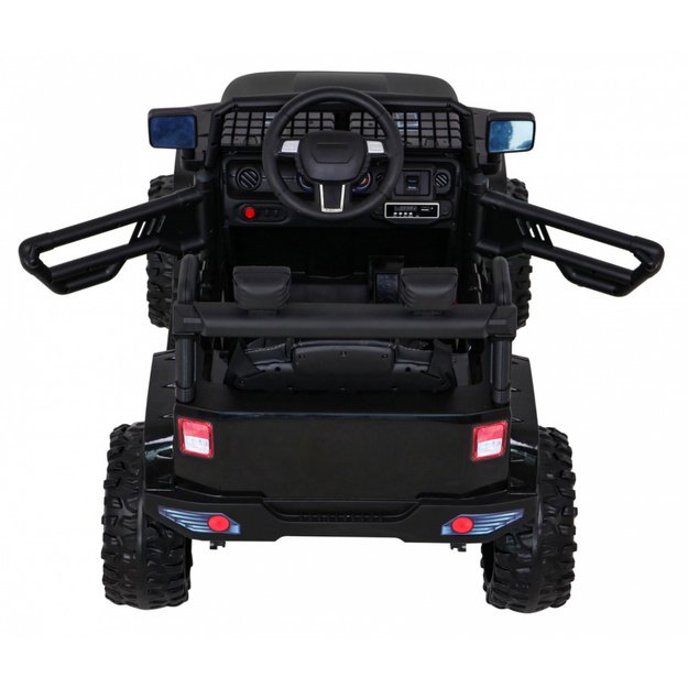 Vienvietis elektrinis džipas vaikams Jeep Dark Night, juodas