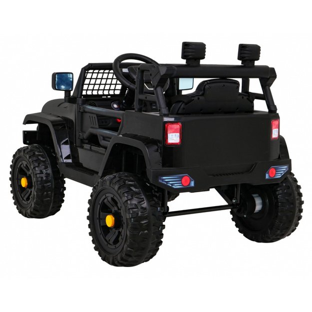 Vienvietis elektrinis džipas vaikams Jeep Dark Night, juodas