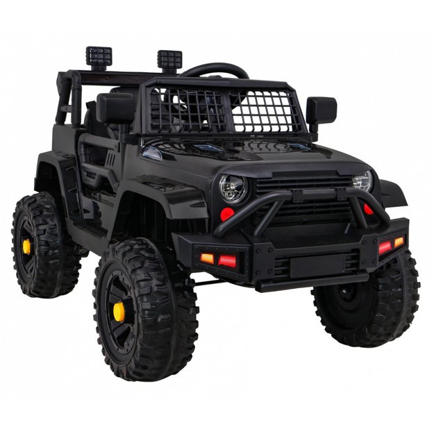 Vienvietis elektrinis džipas vaikams Jeep Dark Night, juodas