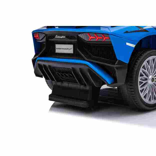 Paspiriama mašinėlė - stumdukas Lamborghini Aventador SV  vaikams, mėlyna