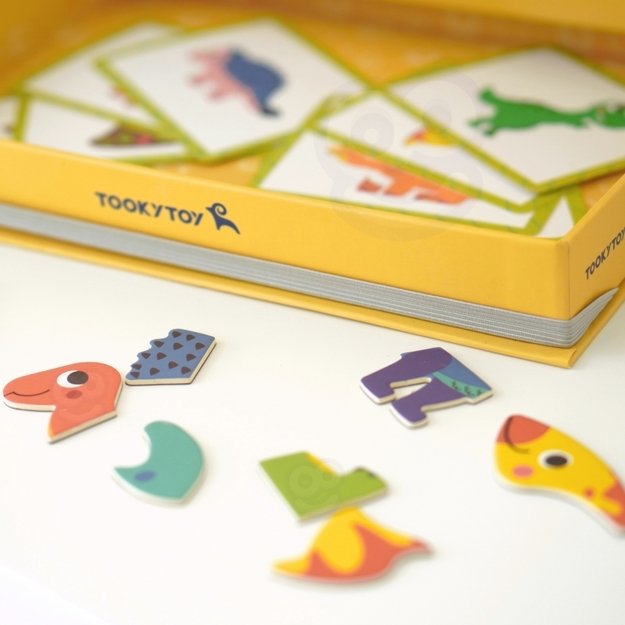 Magnetinė dėlionė, dinozaurai, TOOKY TOY 7