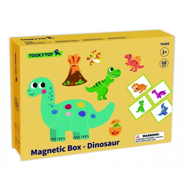 Magnetinė dėlionė, dinozaurai, TOOKY TOY 11