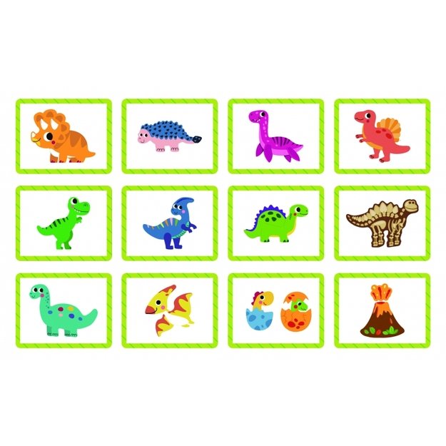 Magnetinė dėlionė, dinozaurai, TOOKY TOY 1